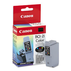 Canon BCI-21 cartuccia dinchiostro Originale Ciano, Magenta, Giallo