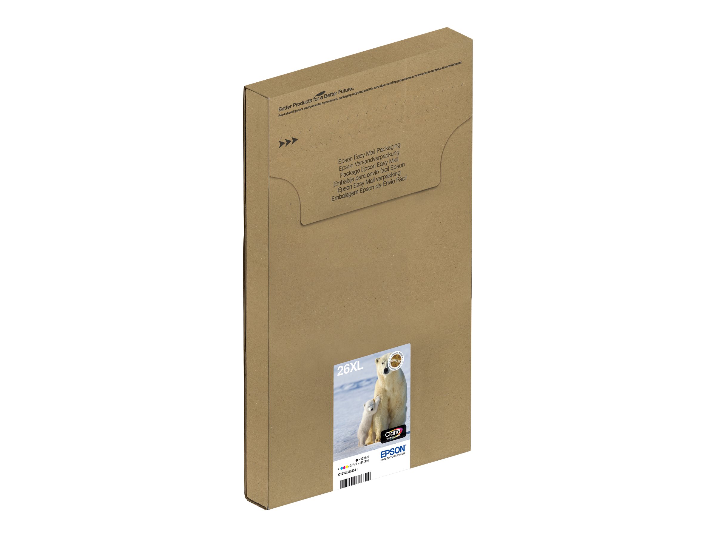 Epson Multipack 26XL EasyMail - 4er-Pack - 41.3 ml