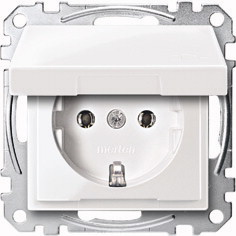 MERTEN MEG2311-0419 - CEE 7/3 - CEE 7/4 - Wei - Thermoplast - 250 V - 16 A
