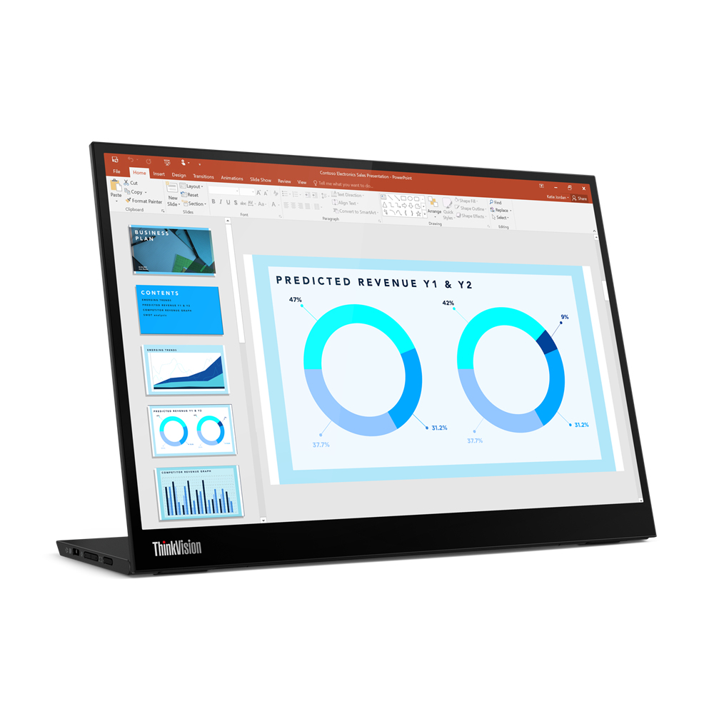 Lenovo ThinkVision M14d 35,6 cm (14) 2240 x 1400 Pixel 2.2K LED Nero