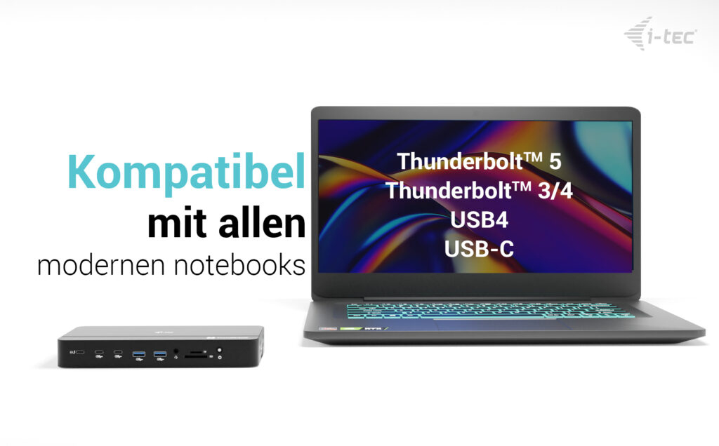 i-tec Thunderbolt 5 DOCK 3X LCD M.2 slot