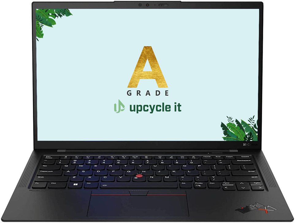 upcycle it Lenovo ThinkPad X1 Carbon Gen 10 (Refurbished) A Intel� Core i7 i7-1265U Computer portatile 35,6 cm (14) WUXGA 32 GB LPDDR5-SDRAM 512 GB SSD Windows 11 Pro Nordic Nero