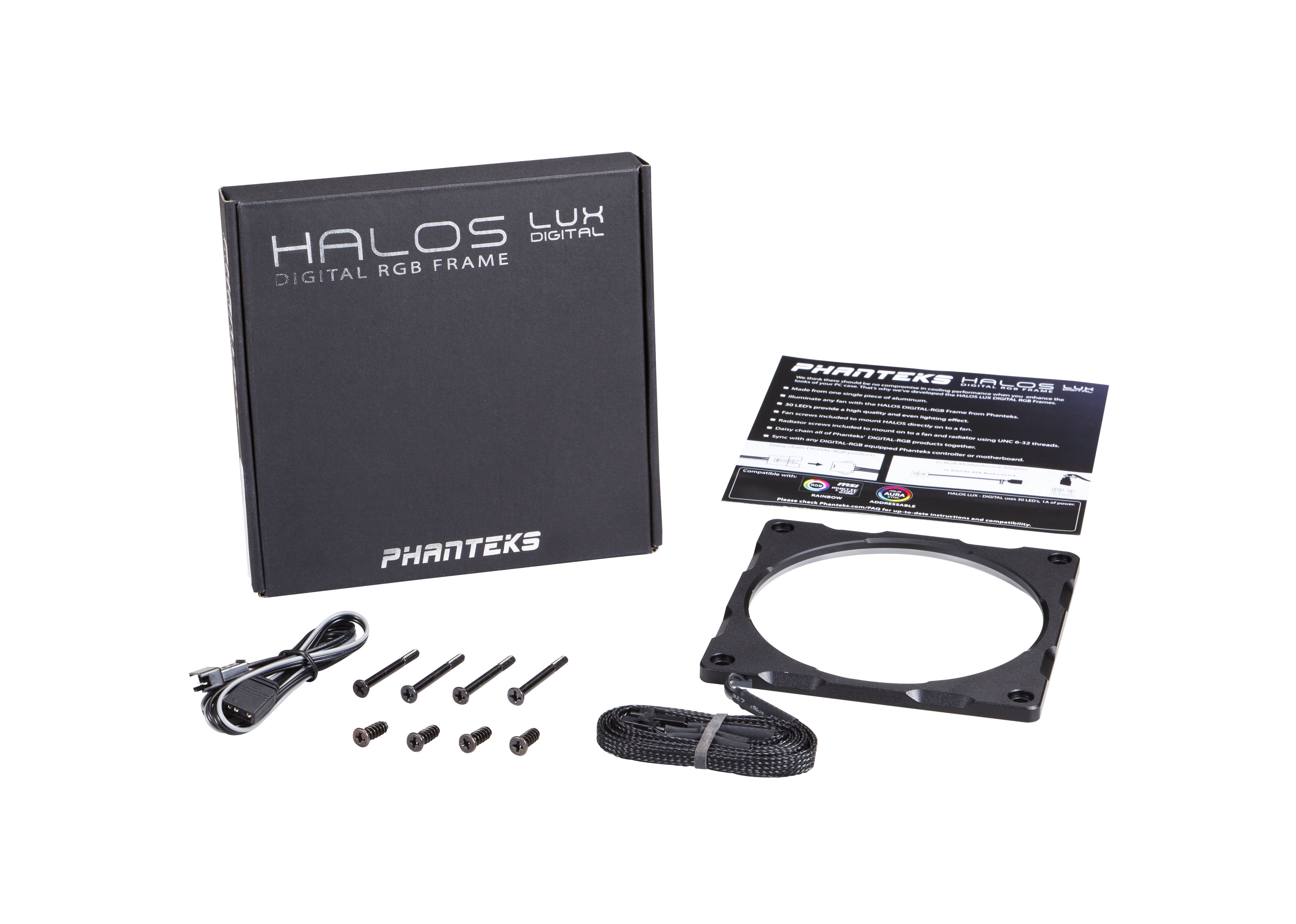 Phanteks PH-FF140DRGBA_BK01 | Phanteks Halos Lux Digital Cooling set