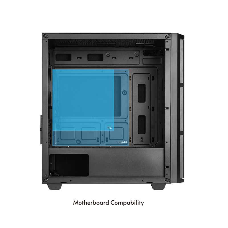 Chieftec Pro Mini AZ-01B-OP - MT - Mini-ATX - keine Spannungsversorgung (ATX)