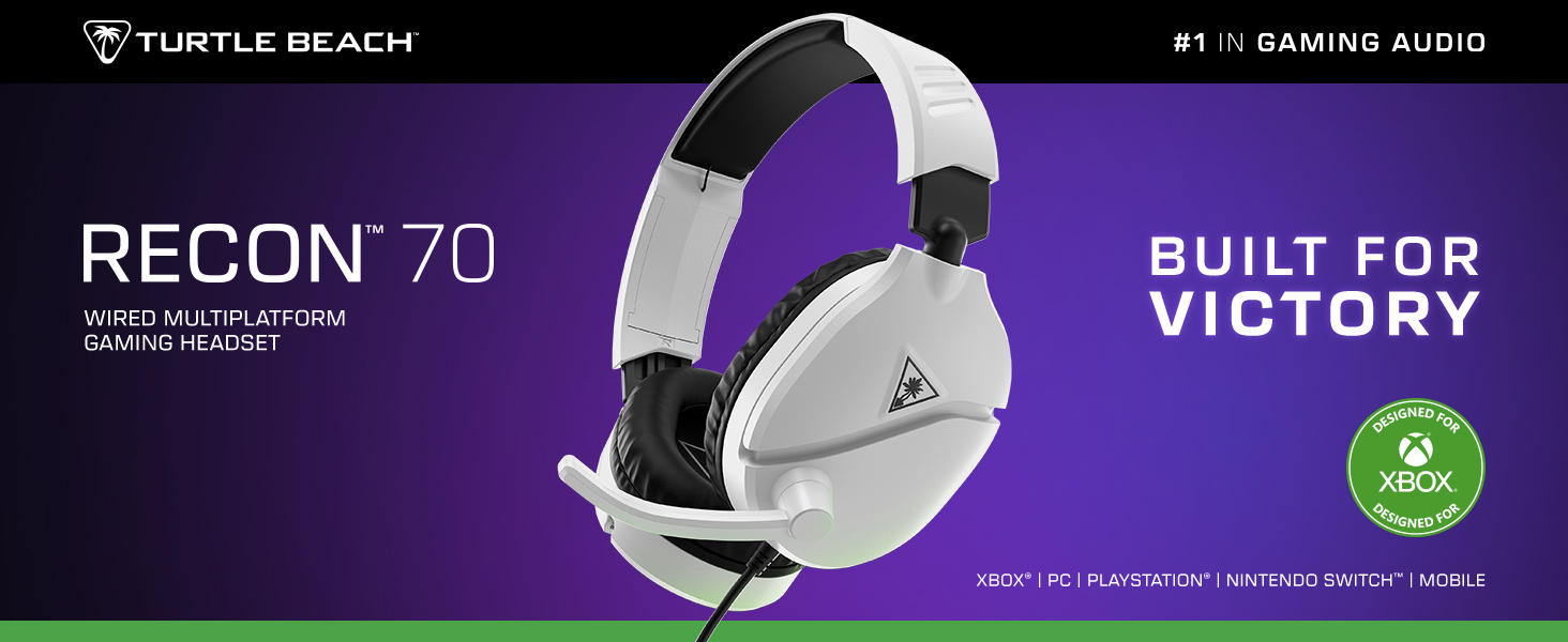 Turtle Beach Recon 70 - For Xbox - Headset