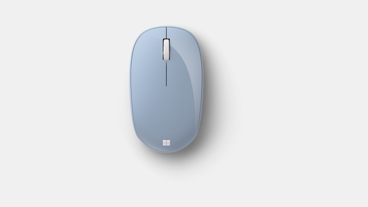 Souris sans fil MICROSOFT Mobil mouse bleue pastel RJN-00014