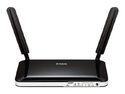 D-Link DWR-921/E router inal�mbrico Ethernet r�pido Banda �nica (2,4 GHz) 4G Negro, Blanco
