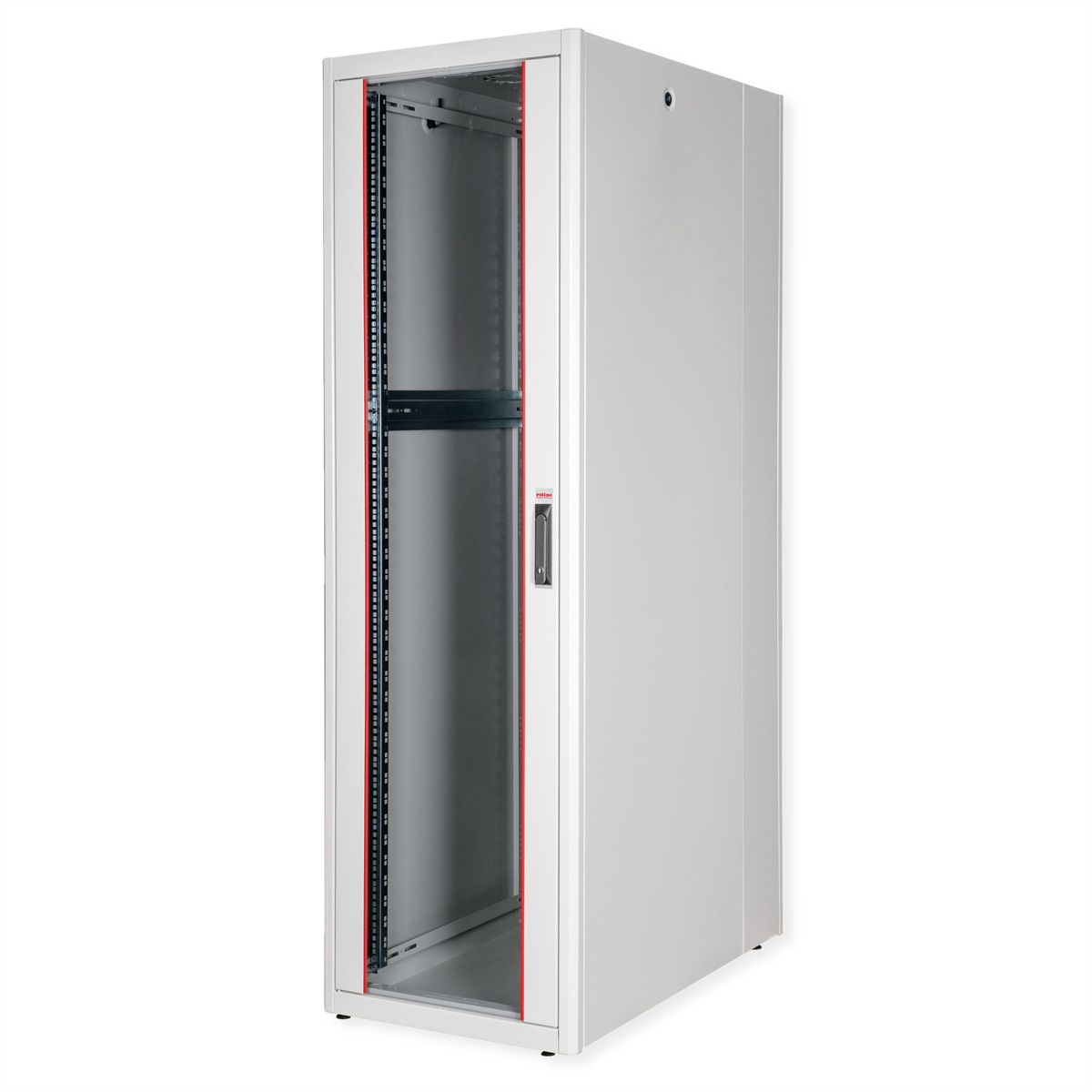 ROLINE Basic - Schrank Netzwerkschrank - Glas T�r, 600x1000 WxD - RAL 7035, Hellgrau - 42HE - 48.3 cm (19)