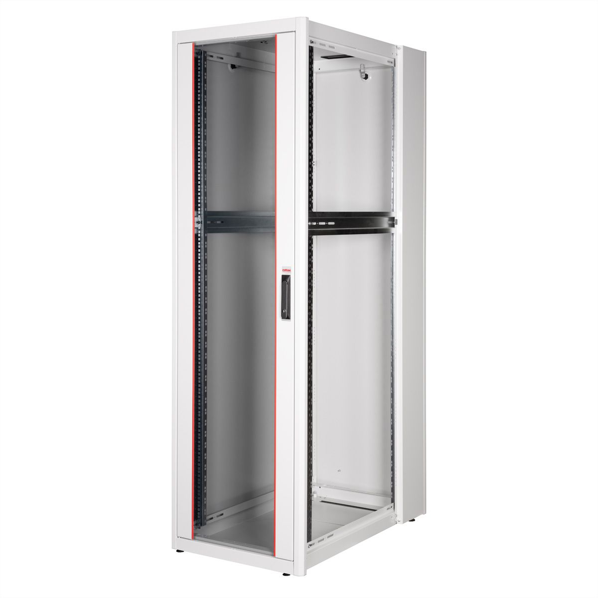 ROLINE Basic - Schrank Netzwerkschrank - Glas T�r, 600x1000 WxD - RAL 7035, Hellgrau - 42HE - 48.3 cm (19)