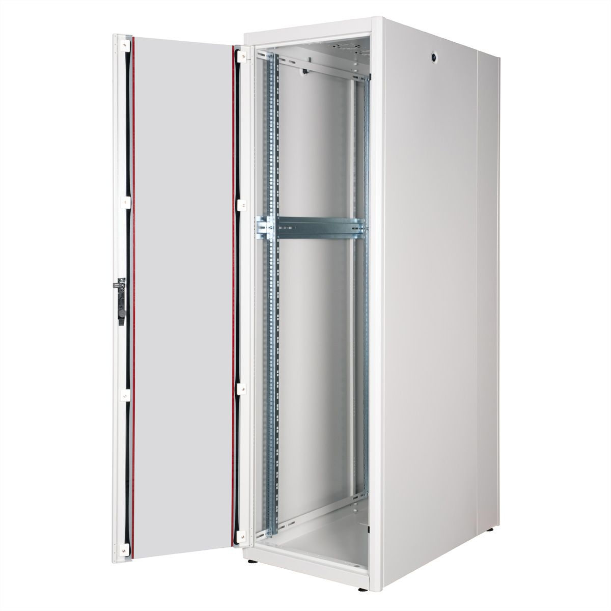 ROLINE Basic - Schrank Netzwerkschrank - Glas T�r, 600x1000 WxD - RAL 7035, Hellgrau - 42HE - 48.3 cm (19)