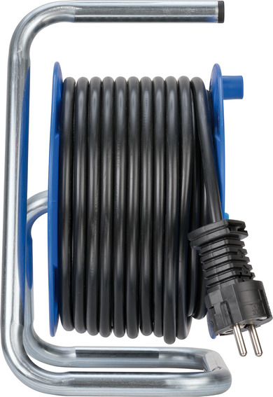 Brennenstuhl 1079180600 - 15 m - 3 AC-Ausgnge - Indoor - IP20 - Polyvinylchlorid (PVC) - Kunststoff - Schwarz - Blau - Wei