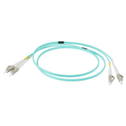 EFB Elektronik IPL-DR-LCULCU-3-1000 cable de fibra optica 10 m LC I-V(ZN) H OM3 Color aguamarina