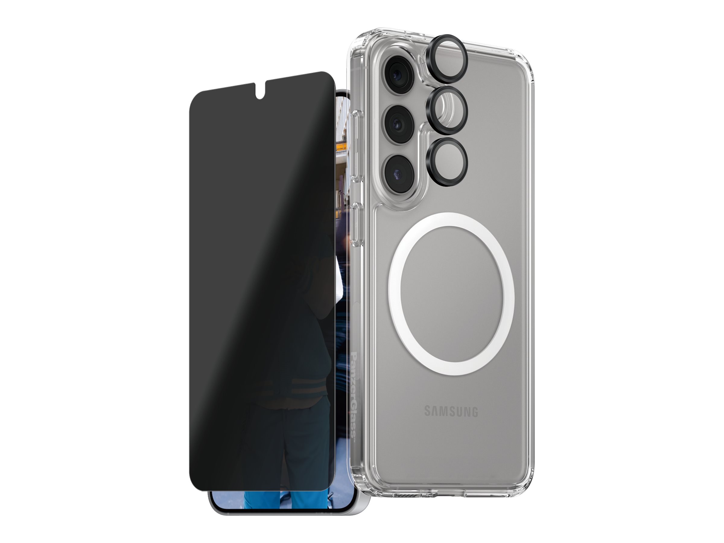 PanzerGlass CARE by PanzerGlass Urban Combat - Hintere Abdeckung fr Mobiltelefon - 3-in-1 - kompatibel mit MagSafe - 100 % recyceltes Polycarbonat, 100 % recyceltes thermoplastisches Polyurethan (TPU)