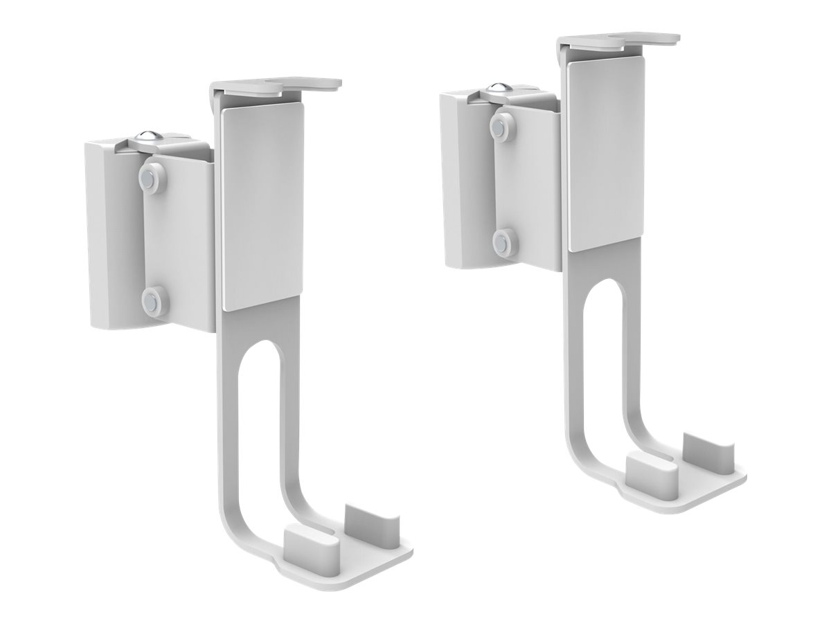 PureLink PureMounts PM-SOM-101 - Klammer - f�r Lautsprecher - Kunststoff, Stahl - wei� - Wandmontage (Packung mit 2)