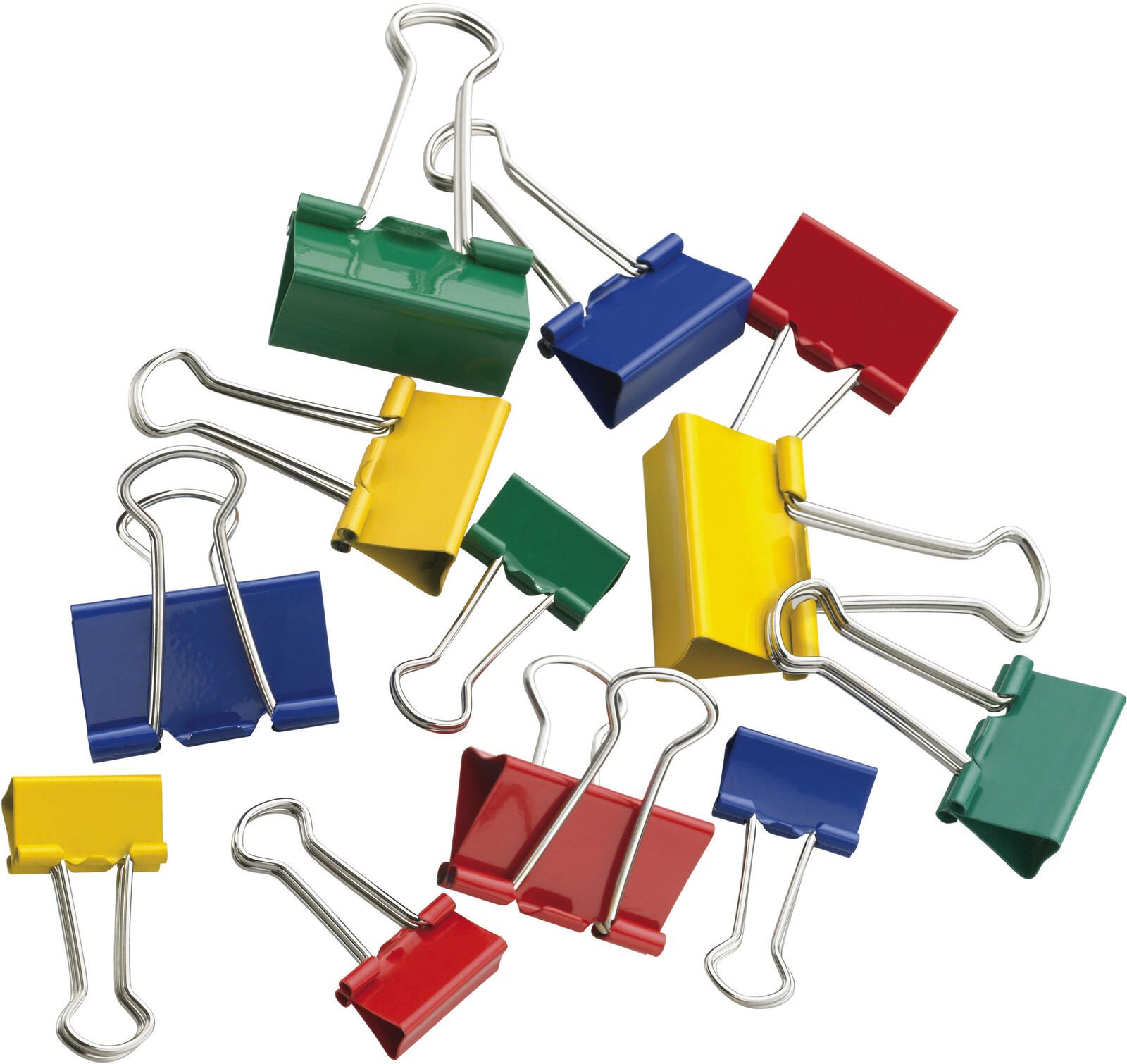 Westcott 12 Foldbackklammern farbsortiert
