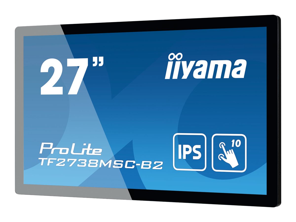 iiyama ProLite TF2738MSC-B2 Monitor PC 68,6 cm (27) 1920 x 1080 Pixel Full HD LED Touch screen Multi utente Nero