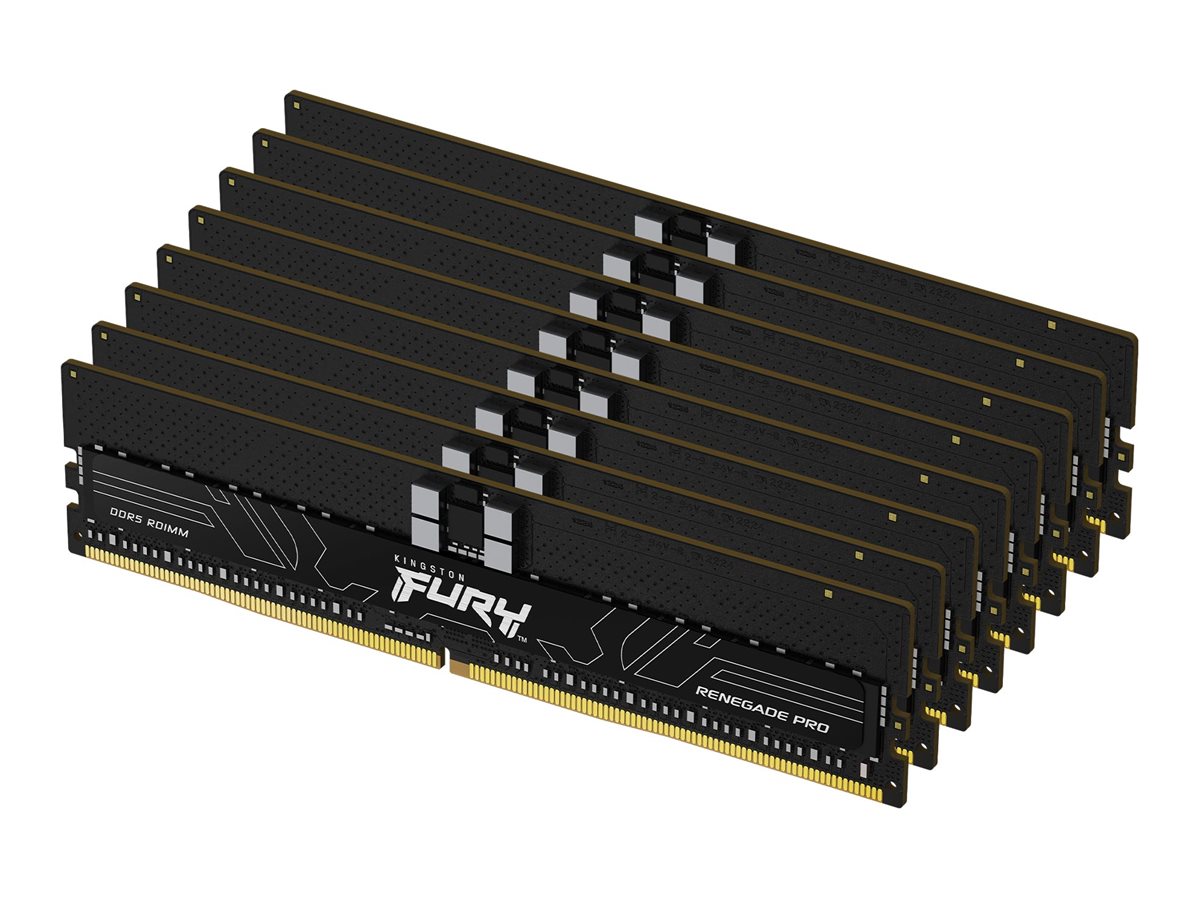 Kingston Technology FURY 256GB 5600MT/s DDR5 ECC Reg CL28 DIMM (Kit of 8) Renegade Pro EXPO