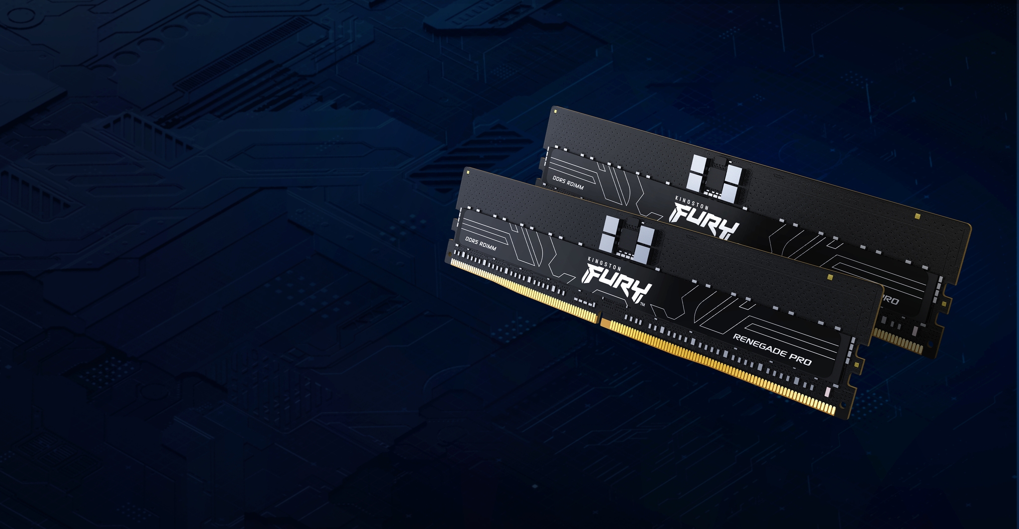 Kingston Technology FURY 256GB 5600MT/s DDR5 ECC Reg CL28 DIMM (Kit of 8) Renegade Pro EXPO
