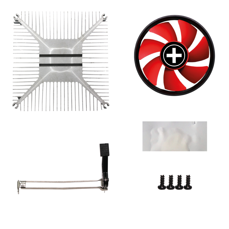 Xilence A250PWM - Prozessor-Luftk�hler - (f�r: Socket 754, Socket 939, AM2, AM2+, AM3, AM3+, FM1, FM2, FM2+)