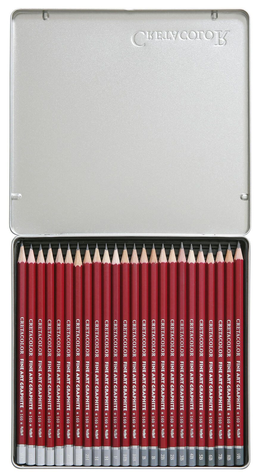 Sax Cleos-Fine Art Graphit Bleistifte 9B - 9H 24 St.