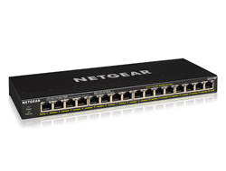 NETGEAR GS316P Non gestito Gigabit Ethernet (10/100/1000) Supporto Power over Ethernet (PoE) Nero