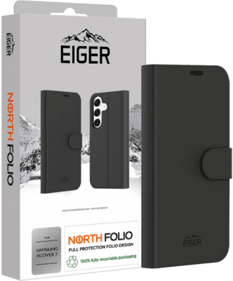 Eiger North Folio Case Samsung Xcover 7 black