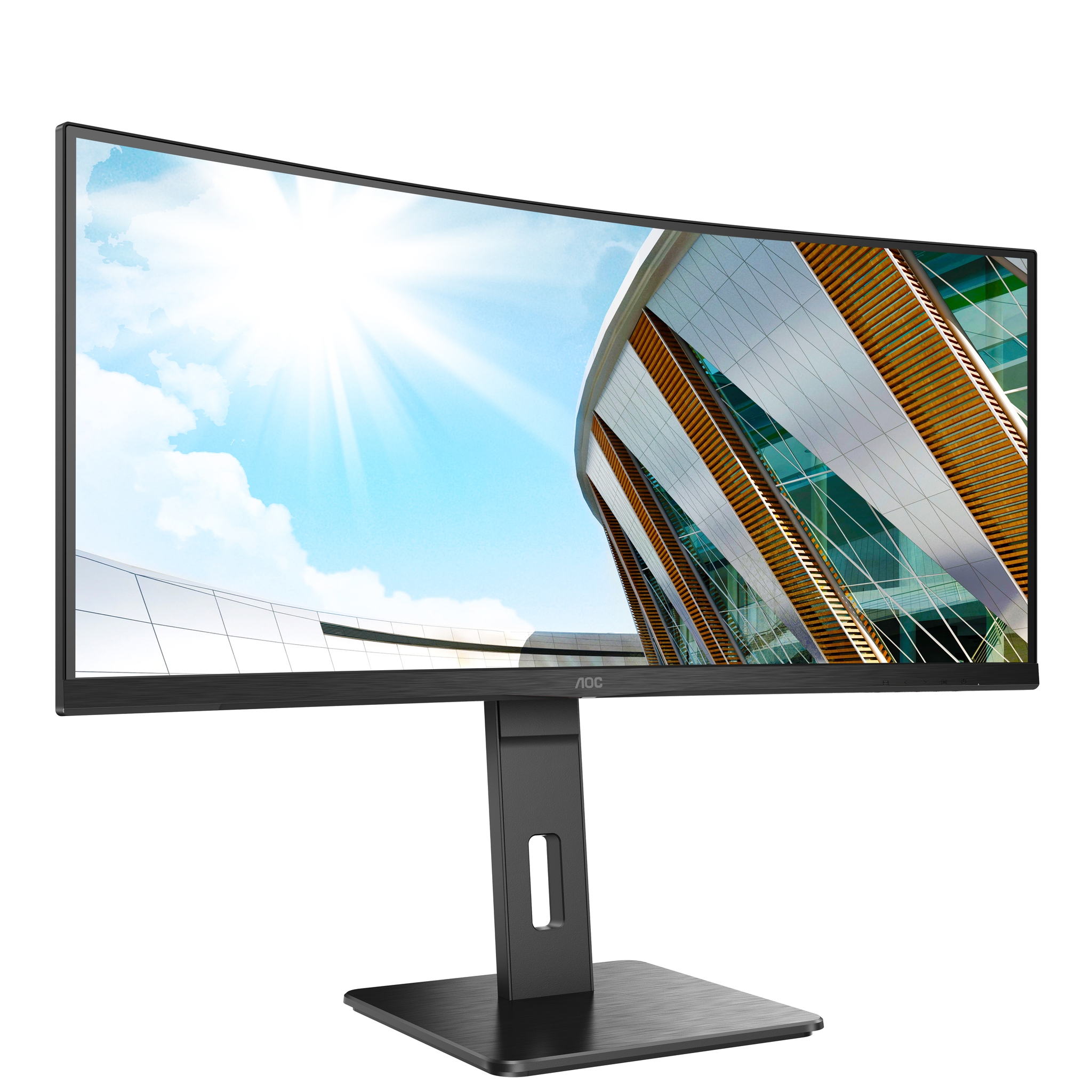 AOC Pro-line CU34P2A - P2 Series - LED-Monitor - gebogen - 86.36 cm (34)