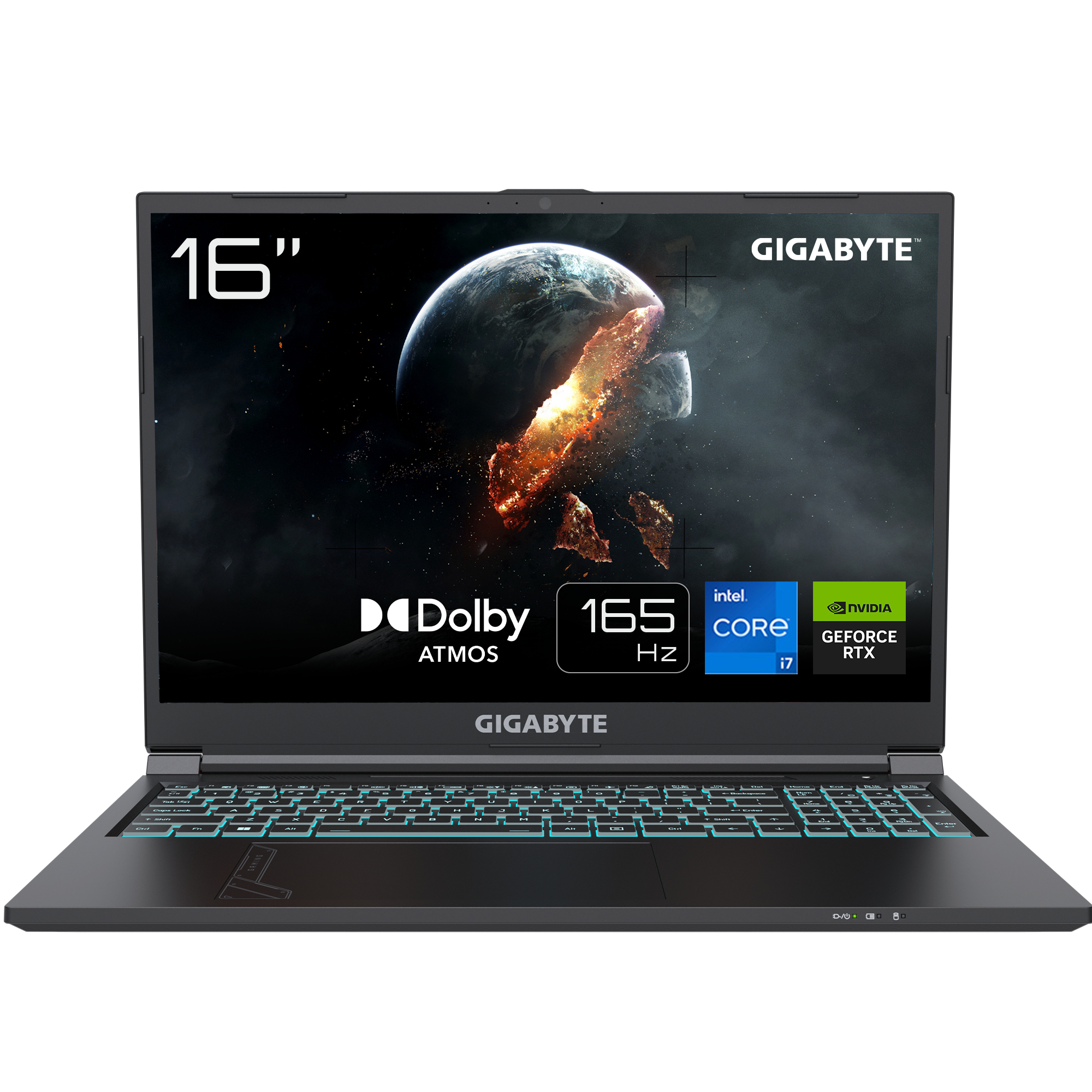GIGABYTE G6 KF-73DE854KH laptop Intel® Core i7 i7-13700H 40.6 cm (16) Full HD+ 16 GB DDR5-SDRAM 1 TB SSD NVIDIA GeForce RTX 4060 Wi-Fi 6E (802.11ax) Windows 11 Home Grey