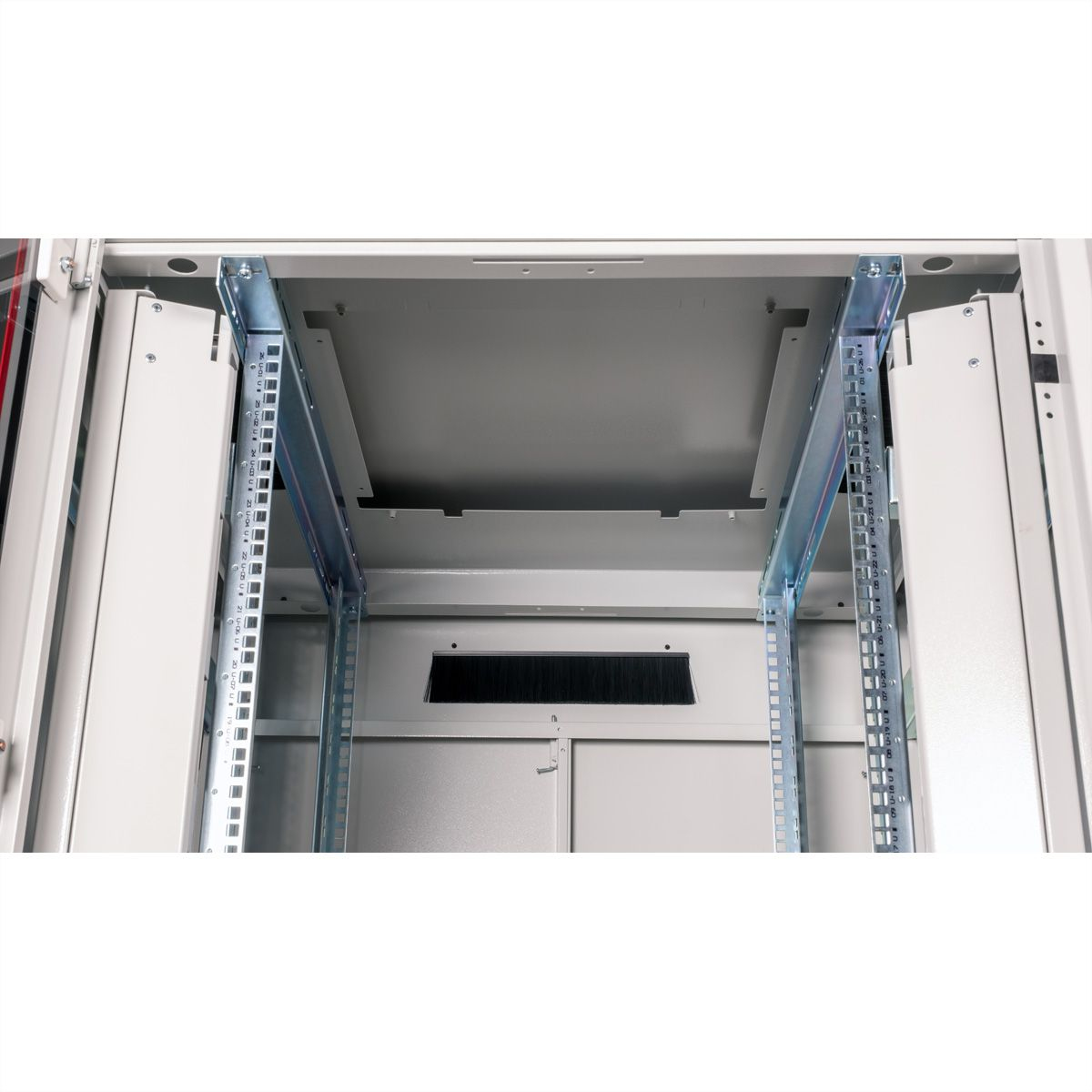 ROLINE Pro - Schrank Netzwerkschrank - RAL 7035, Hellgrau - 26U - 48.3 cm (19)