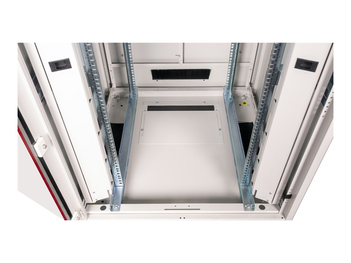ROLINE Pro - Schrank Netzwerkschrank - RAL 7035, Hellgrau - 26U - 48.3 cm (19)