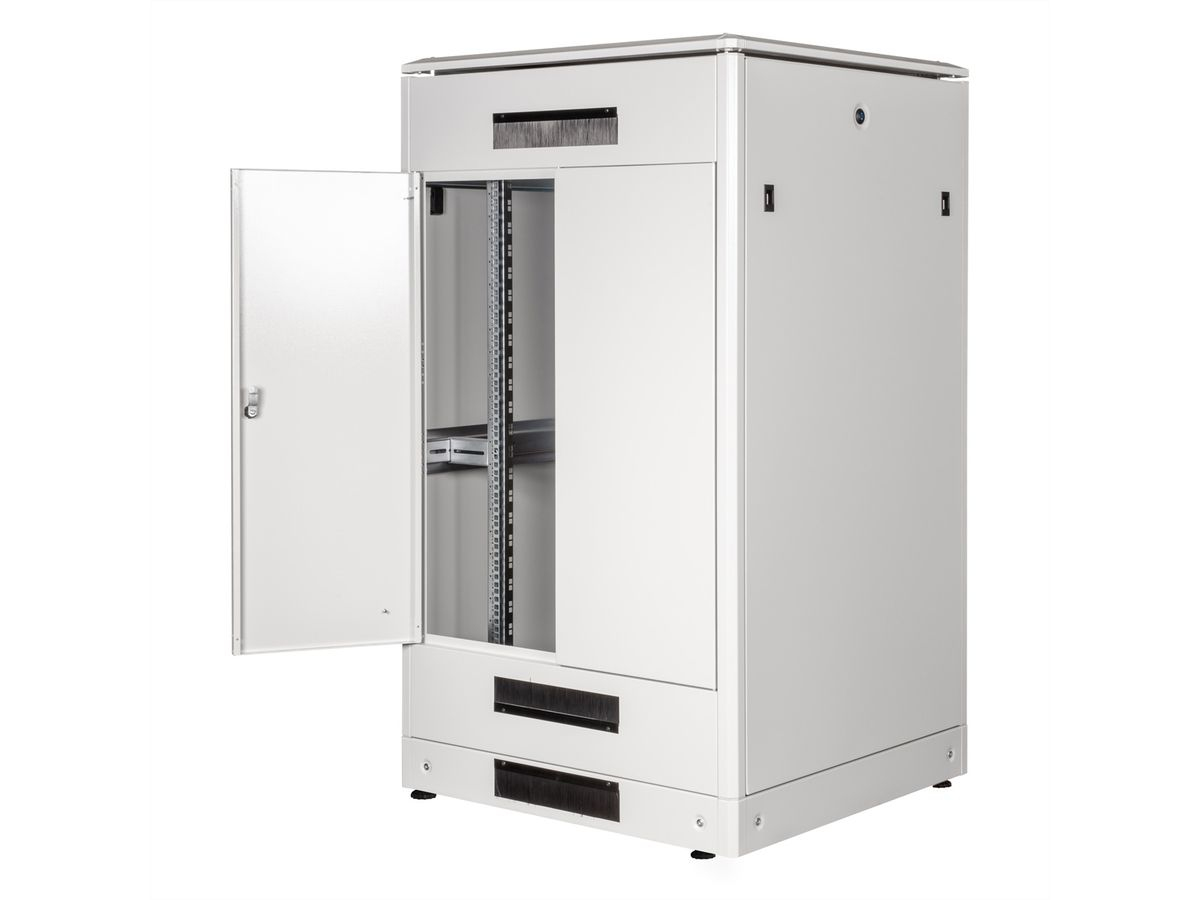 ROLINE Pro - Schrank Netzwerkschrank - RAL 7035, Hellgrau - 26U - 48.3 cm (19)