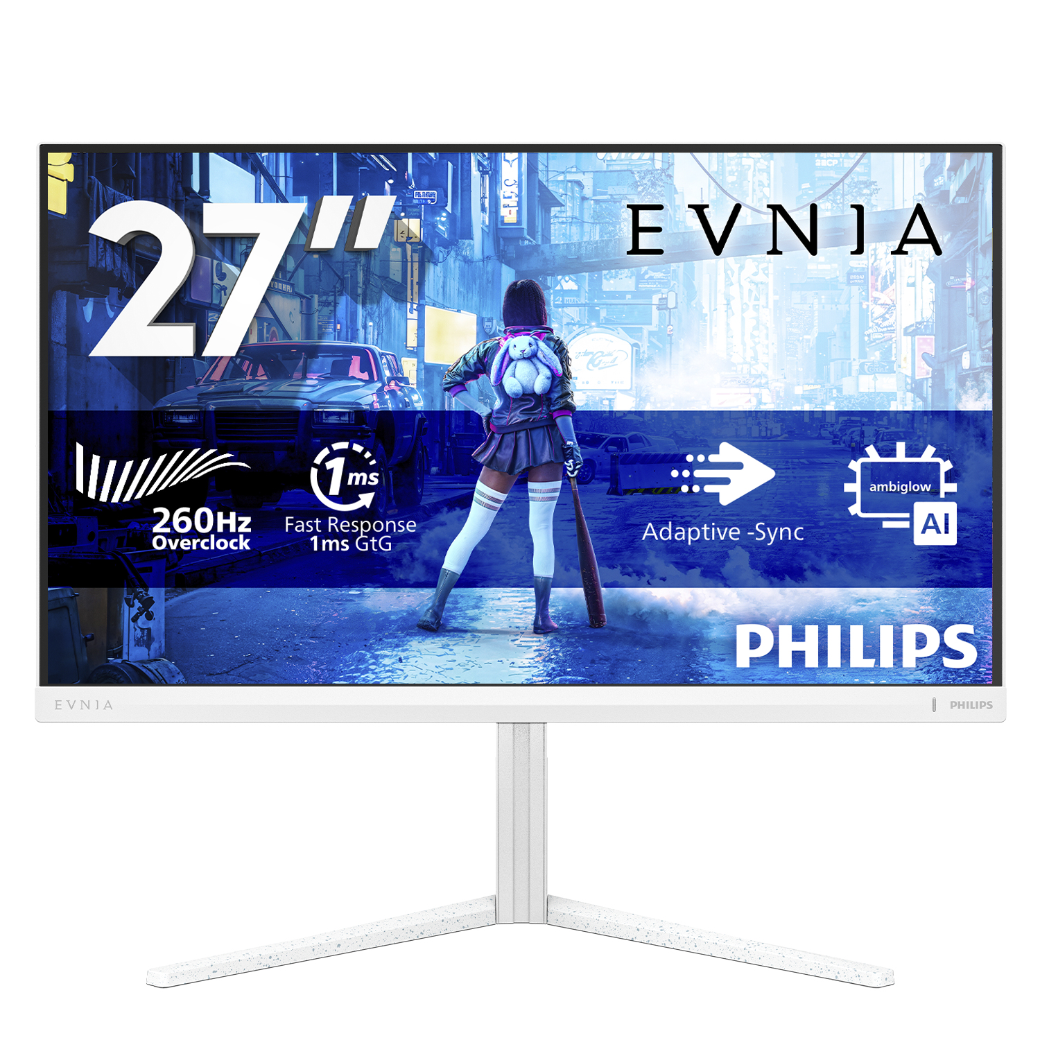 Philips Evnia 5000 27M2N5201P/00 computer monitor 68.6 cm (27) 1920 x 1080 pixels Full HD LCD White
