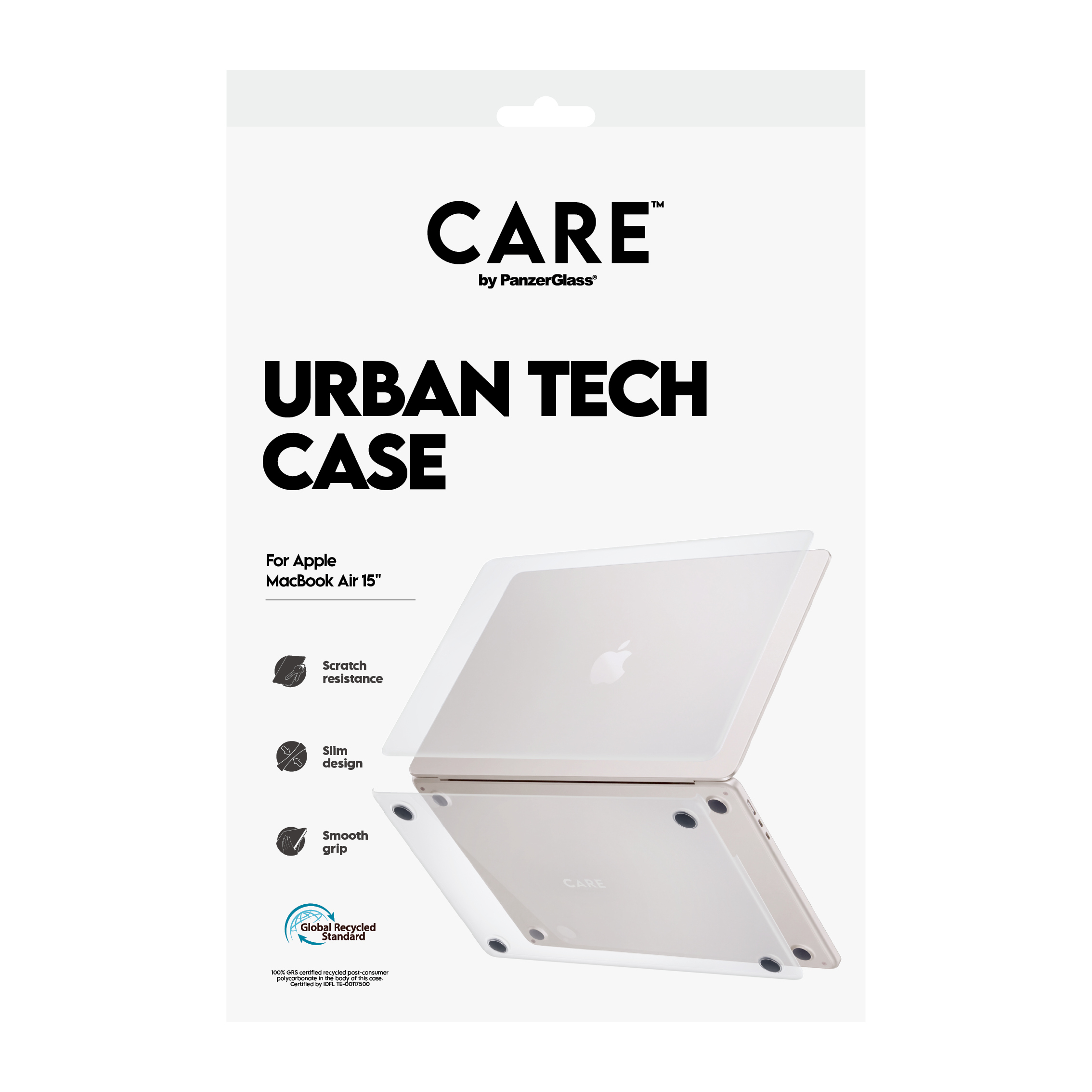 PanzerGlass CARE by � Case Transparent Macbook Air 15 M2 | M3 | M4 coque de protection pour t�l�phones portables Housse