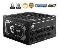 MSI MAG A1250GL PCIE5 2500W Gold Power Supply - Mainboard - ATX