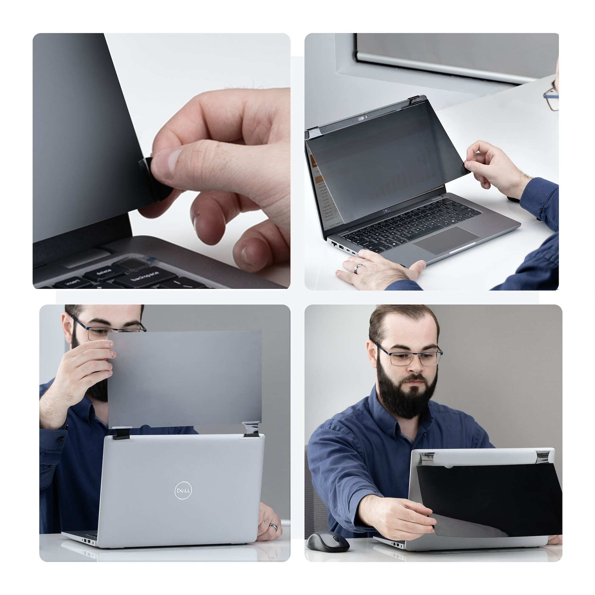 StarTech.com Filtro de Privacidad T�ctil Brillante para Port�til 15.6in 16:9 - Protector de Pantalla - De Voltear - Transmitancia del 75% - Filtro Antirreflejo - �ngulo de Visi�n de +/- 30 Grados
