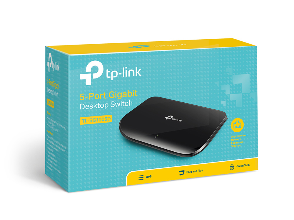 TP-LINK TL-SG1005D V6 - Switch - 5 x 10/100/1000