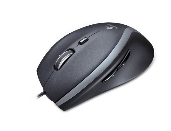 Logitech Corded M500 mouse Office Right-hand USB Type-A Laser 1000 DPI