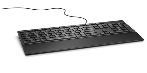 DELL KB216 teclado QWERTY Dan�s Negro
