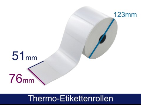 ARTDEV Etikettenrolle Polyester Silber matt Nr. 84B Kern Durchmesser