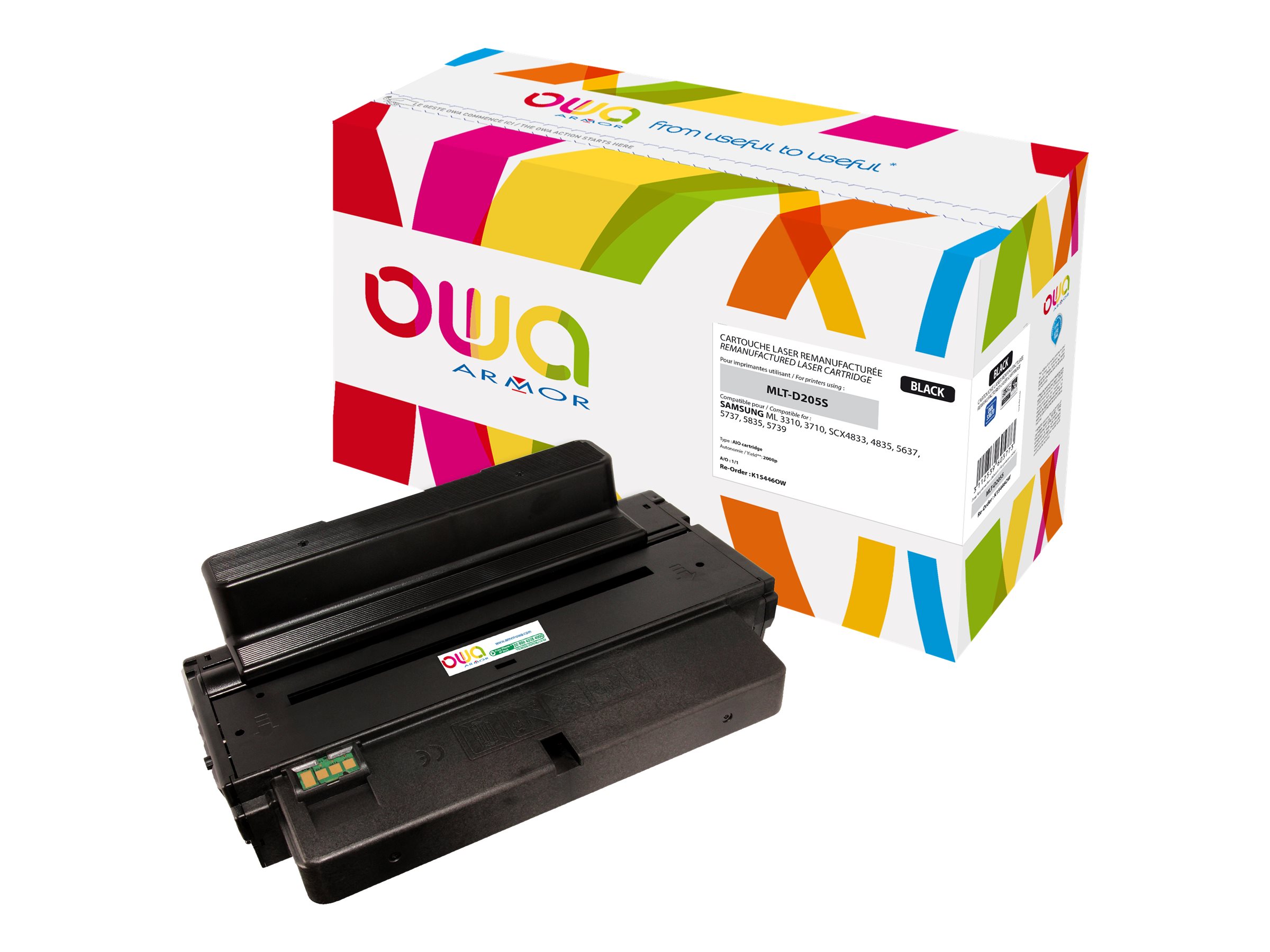 Armor OWA - Schwarz - kompatibel - wiederaufbereitet