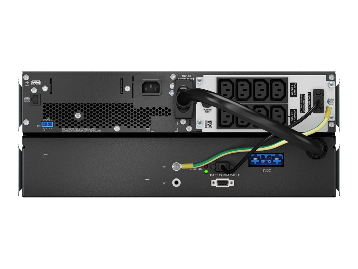 APC SRTL1000RM4UXLI alimentation d�nergie non interruptible Double-conversion (en ligne) 1 kVA 900 W 8 sortie(s) CA
