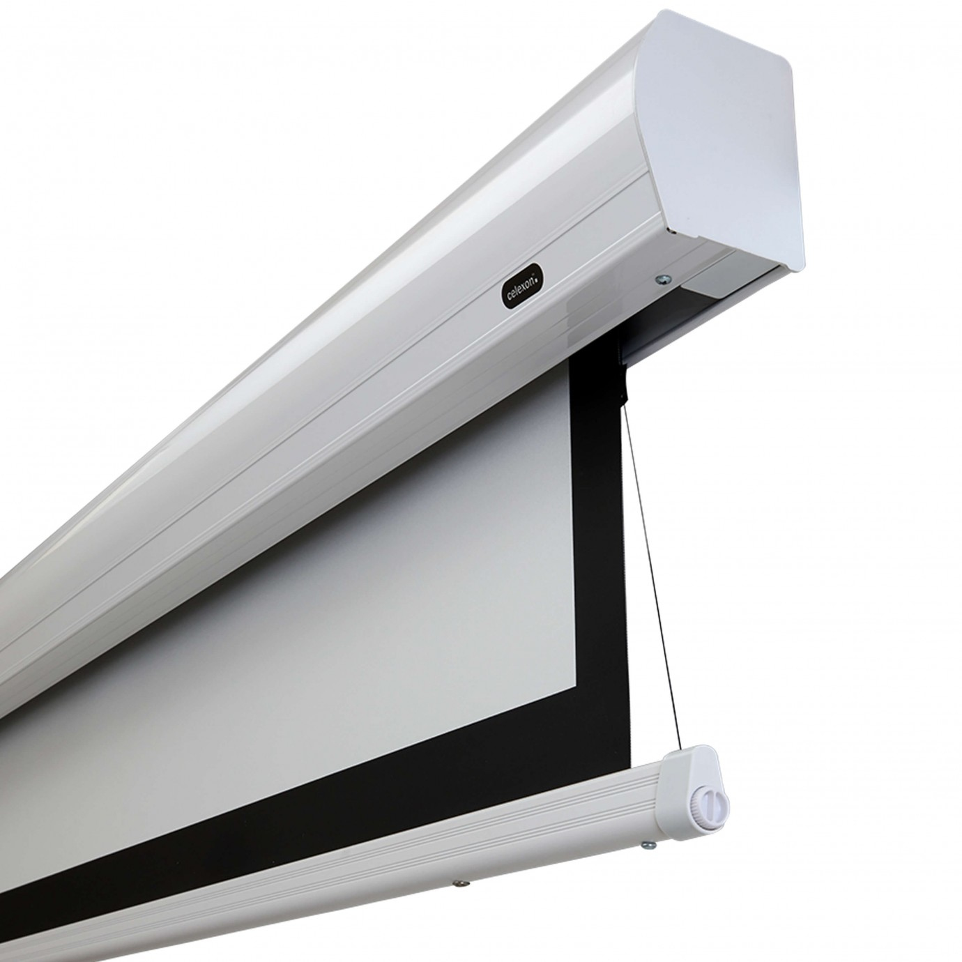 celexon HomeCinema Tension - Leinwand - Deckenmontage m�glich, geeignet f�r Wandmontage - motorisiert - 203 cm (80)