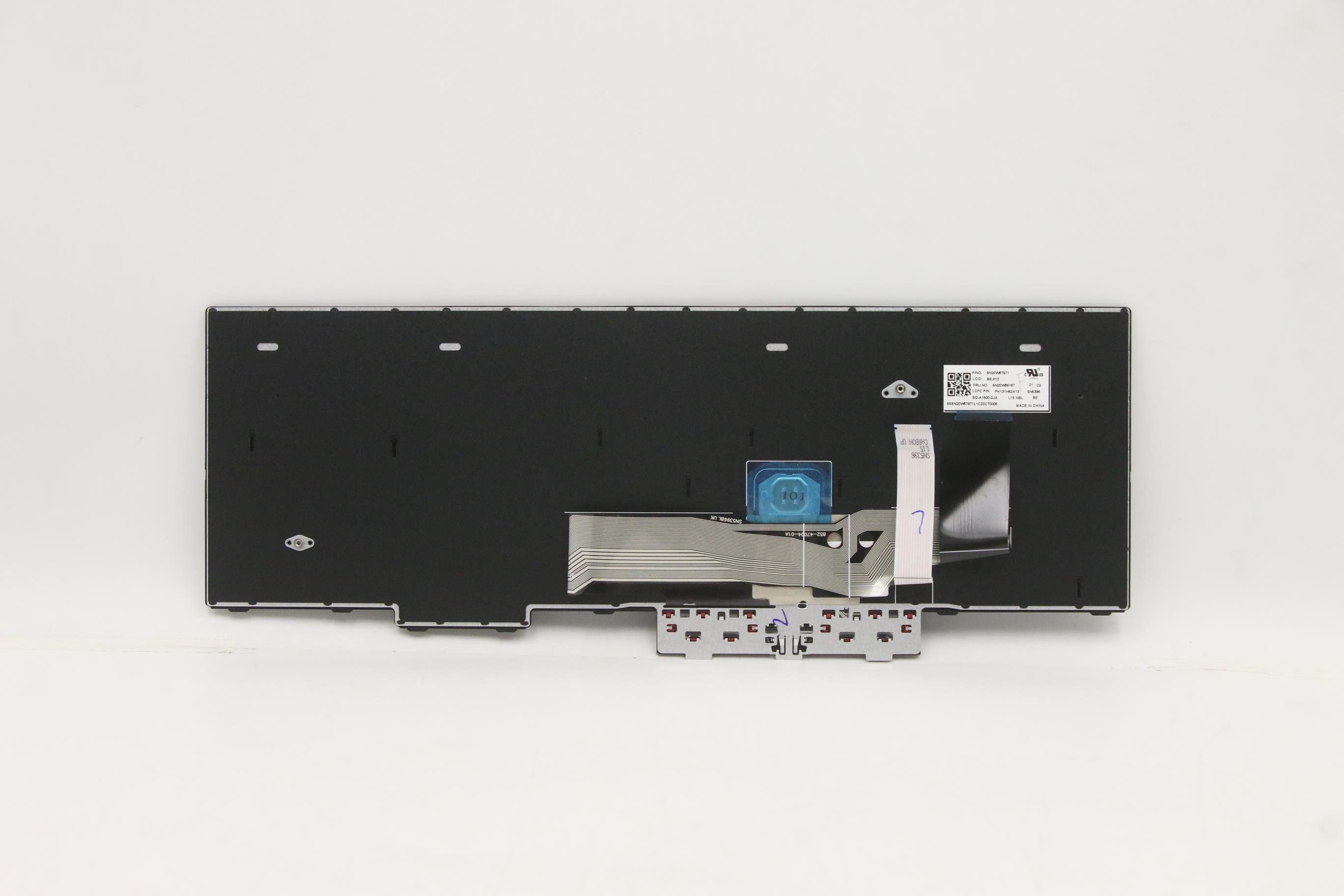 Lenovo 5N20W68187 - Tastatur - Belgisch - Lenovo - ThinkPad L15 Gen 2 (20X3 - 20X4)