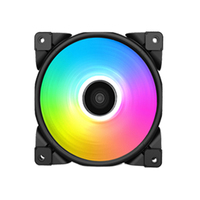 Pccooler 120mm Halo Gehuselfter in FRGB - Ventilator - 12 cm - 1000 RPM - 2000 RPM - 29,1 dB - 68 cfm