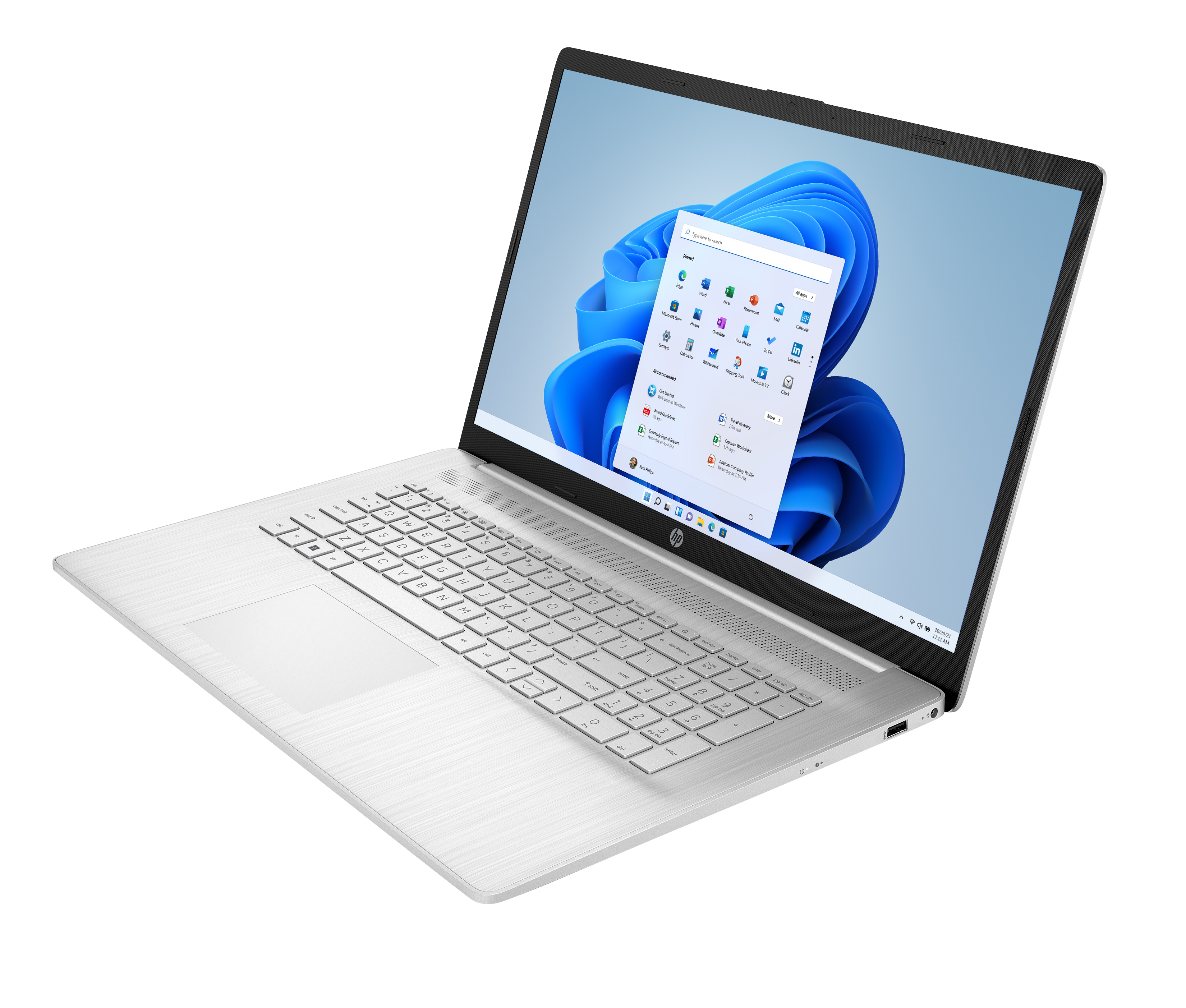 HP Laptop 17-cp2057ng - AMD Ryzen 5 7520U / 2.8 GHz - Win 11 Home - Radeon 610M - 16 GB RAM - 1 TB SSD NVMe - 43.9 cm (17.3)