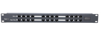 Extralink PoE-Injektor 12 Port 12x 100Mb/s RJ45 - Rackmontage - IEEE 802.3af - IEEE 802.3at - 10/100Base-T(X) - Schnelles Ethernet - 100 Mbit/s - Schwarz - Metall
