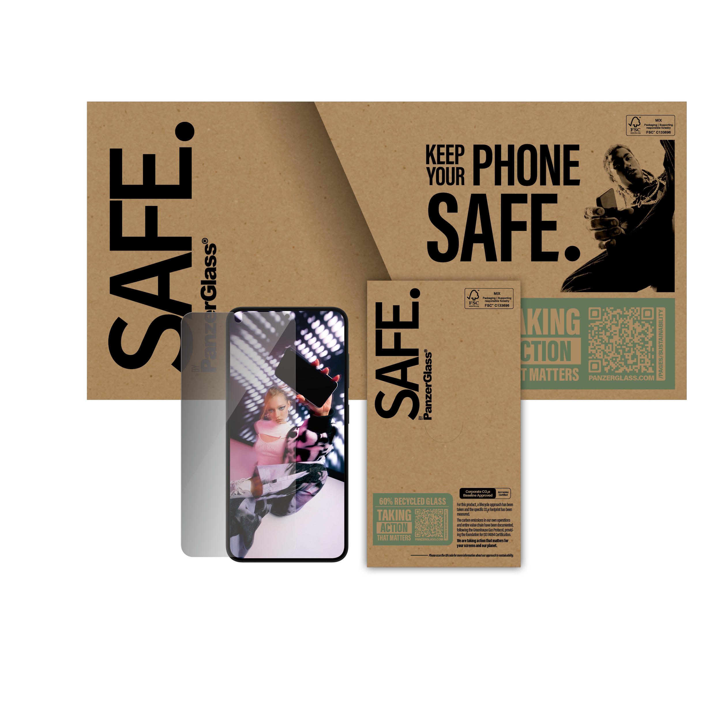 PanzerGlass SAFE. by PanzerGlass - Bildschirmschutz f�r Handy