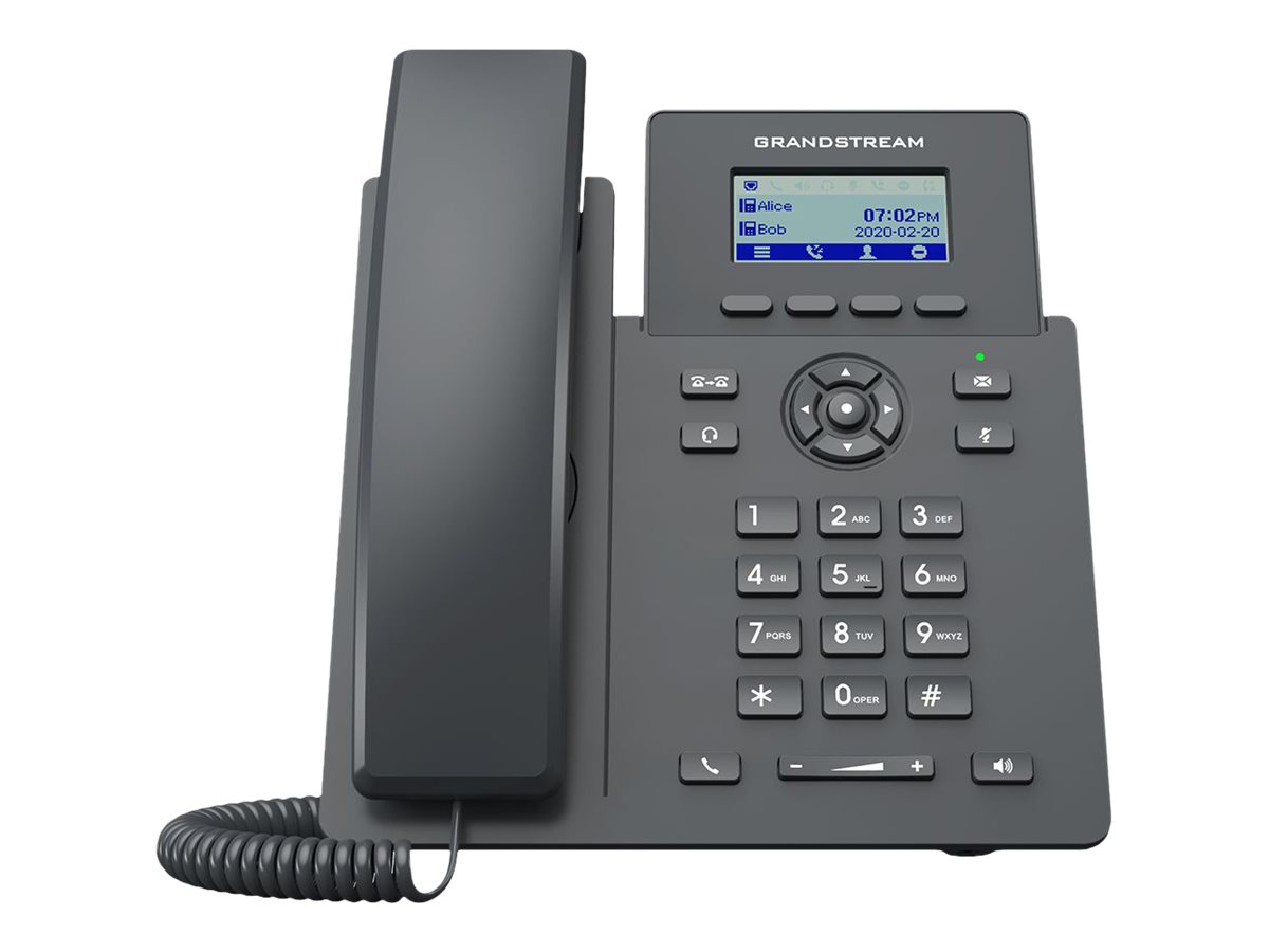 Grandstream Networks GRP2601P tel�fono IP Negro 2 l�neas LCD