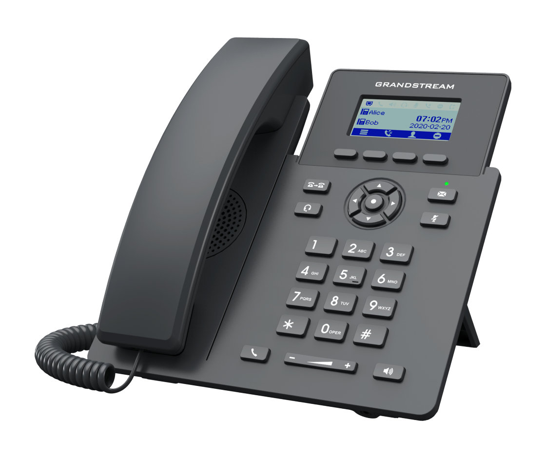 Grandstream Networks GRP2601P tel�fono IP Negro 2 l�neas LCD