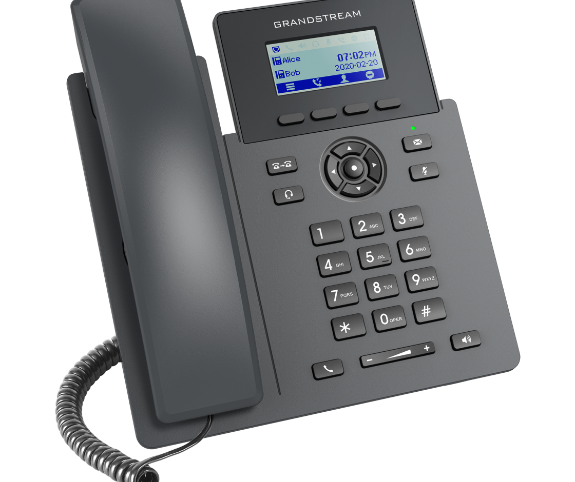 Grandstream Networks GRP2601P tel�fono IP Negro 2 l�neas LCD